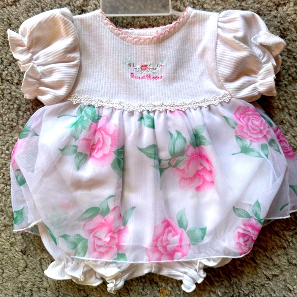 COPY - 0-3 months vintage cute outfit